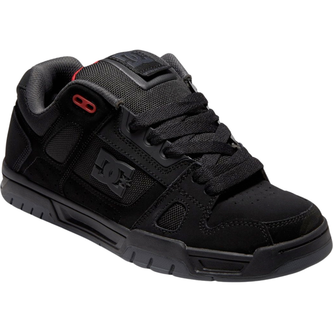 2026 DC Shoes Stag Trainers 320188 - Black / Grey / Red